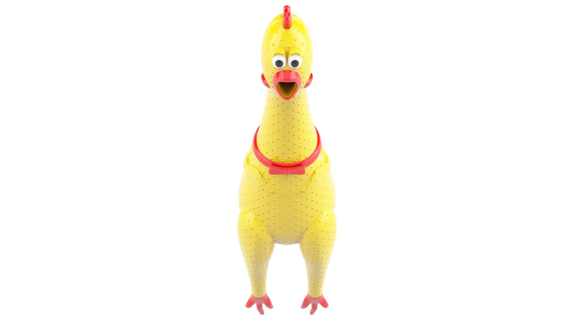 3D Screaming Rubber Chicken Toy Model TurboSquid 2071072