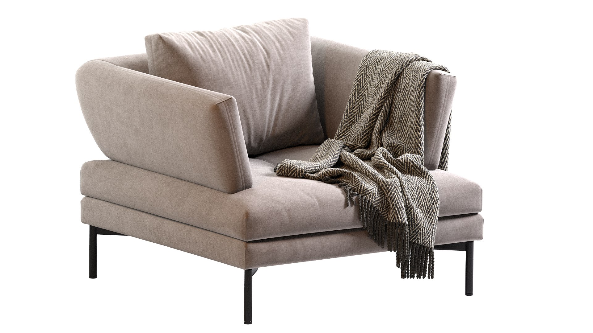 Bonaldo Aliante Armchair 3D TurboSquid 2037773