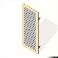 Window Shutter Single Slats 01425se