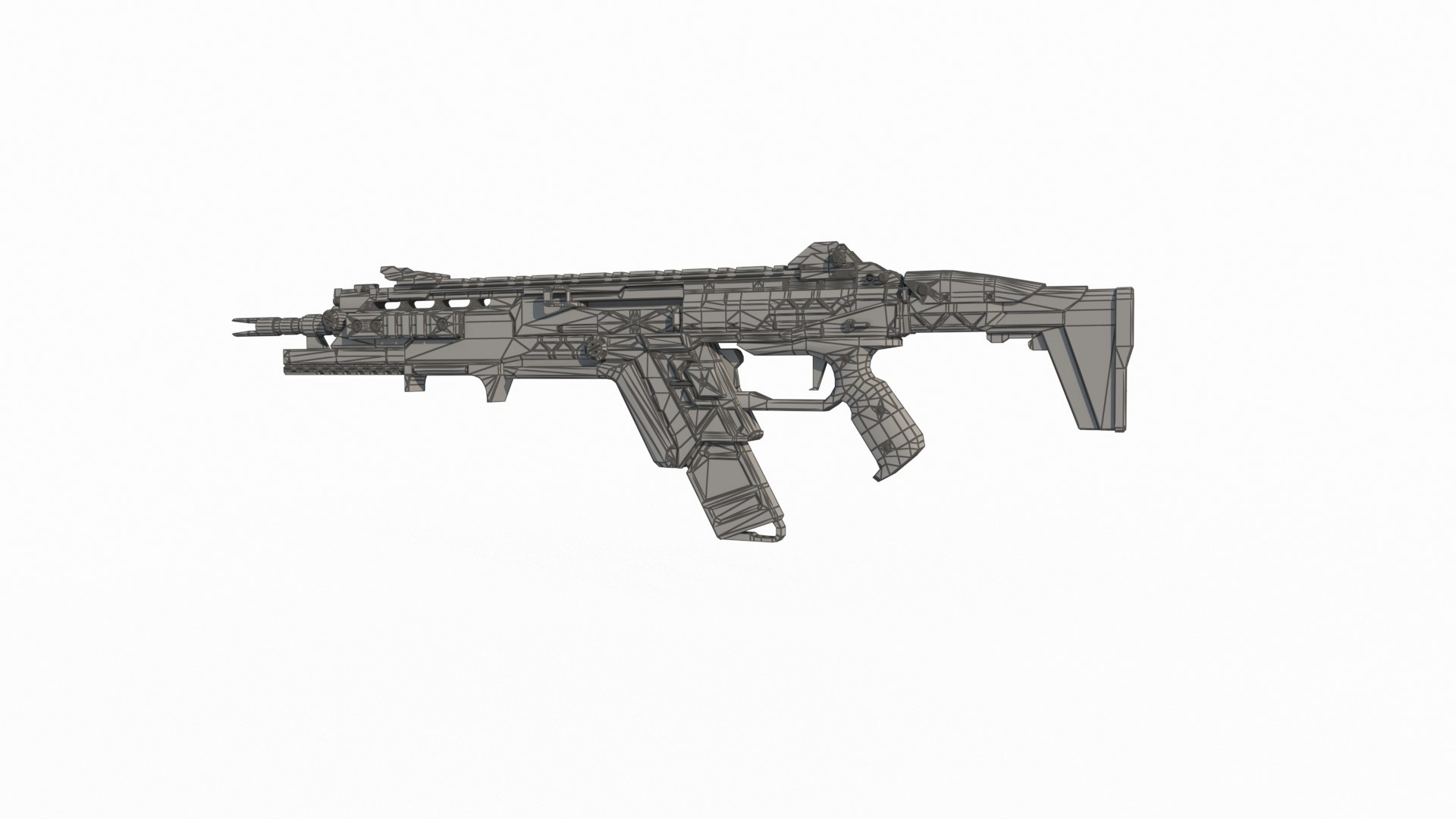 Future Science Fiction Rifle Model - TurboSquid 2295876