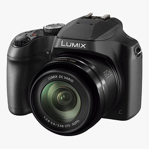3D Panasonic Lumix DC-FZ82 4K Bridge Camera