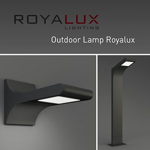 outdoor lighting lamp royalux 3d model