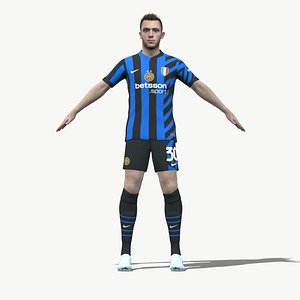 3D Rigged Carlos Augusto Inter Milan 2025