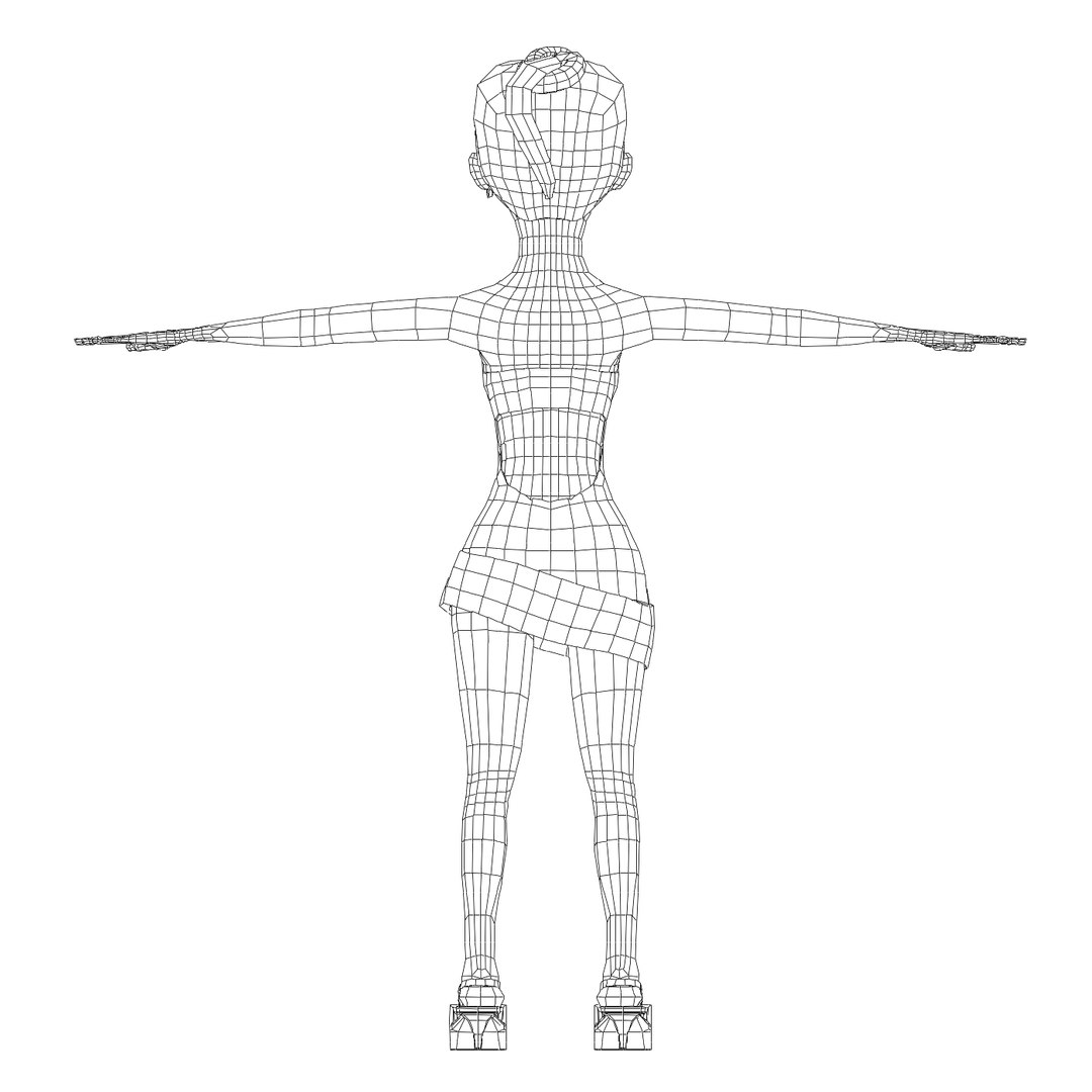 3D young cartoon girl character https://p.turbosquid.com/ts-thumb/pz/ylOlBe/CMcfozq1/backwireframe/jpg/1499279615/1920x1080/fit_q87/e85b7d6a58aac7c44999eb932ba5bb8da7b1d9b1/backwireframe.jpg