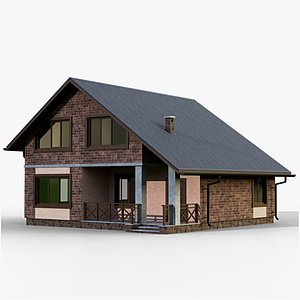 gameready house 5 type 3D model