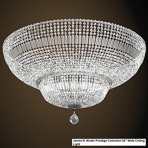 james r moder 38308 prestige classic crystal wide ceiling lamp chandelier swarowski spectra glass