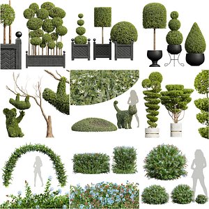 9Different SETS of Plant Bush Set Vol 30