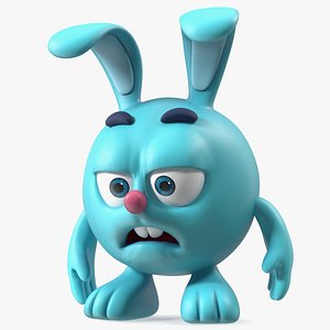 Cartoon Character Krash Sad Pose