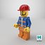 Lego Minifig Mężczyzna Robotnik 2