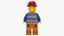 Lego Minifig Mężczyzna Robotnik 2