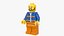 Lego Minifig Mężczyzna Robotnik 2