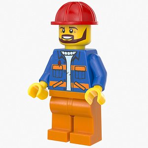 Lego Minifig Male Worker 2