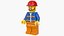 Lego Minifig Mężczyzna Robotnik 2