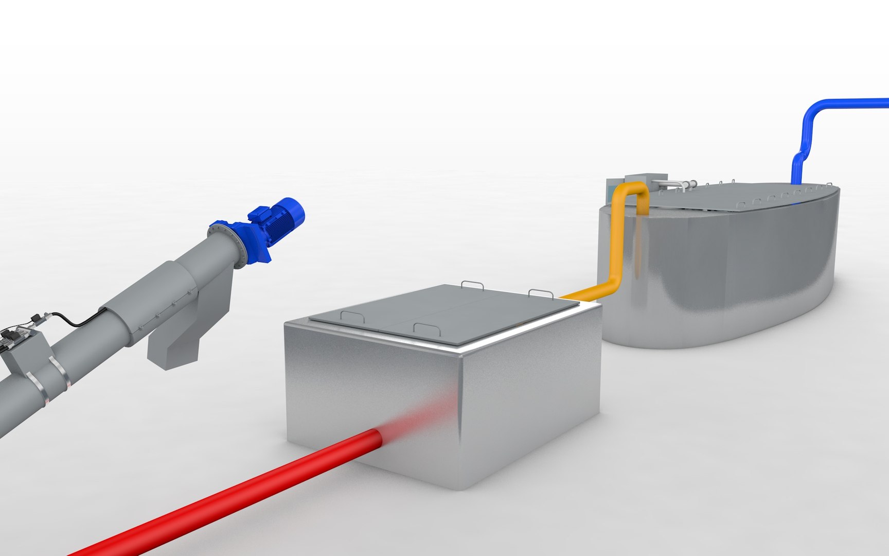Purification Waste Water Model - TurboSquid 1435890