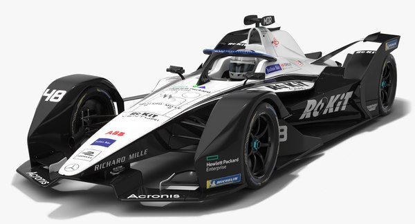 Rokit Venturi Formel E Saison 2020 2021 Rennwagen 3D Modell