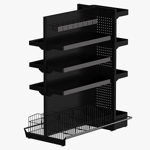 Checkout Aisle Shelving Color Variation