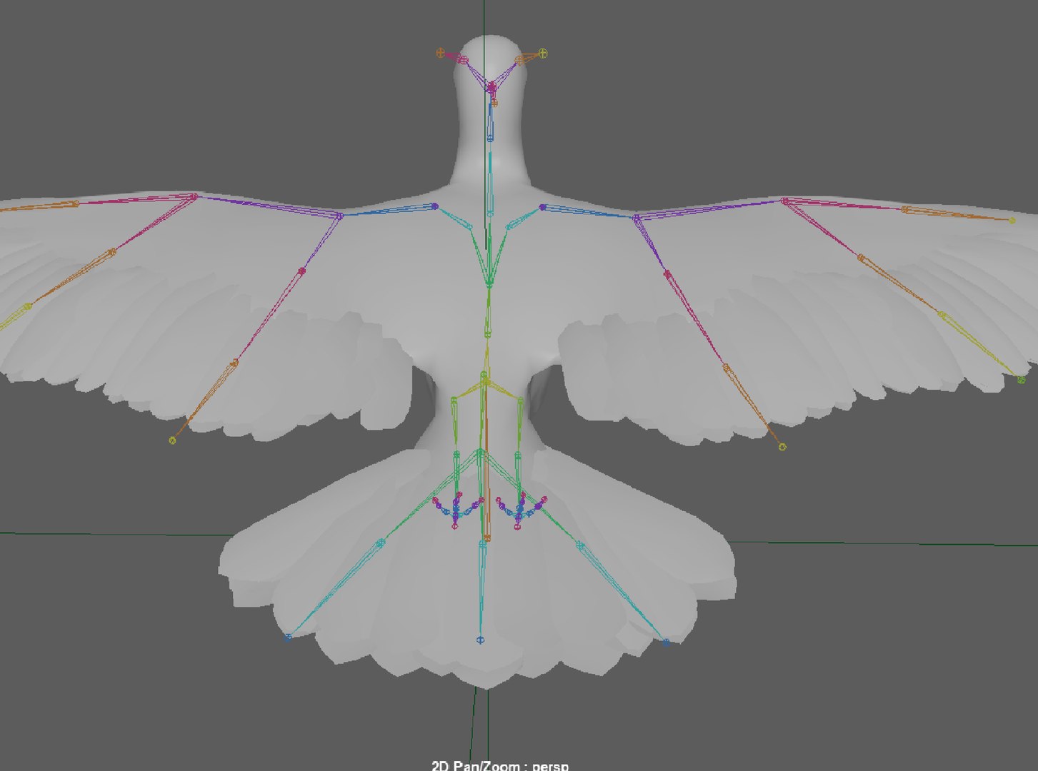 Seagull Bird Rig 3D - TurboSquid 2051989