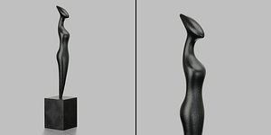 Modern abstract sculpture 042