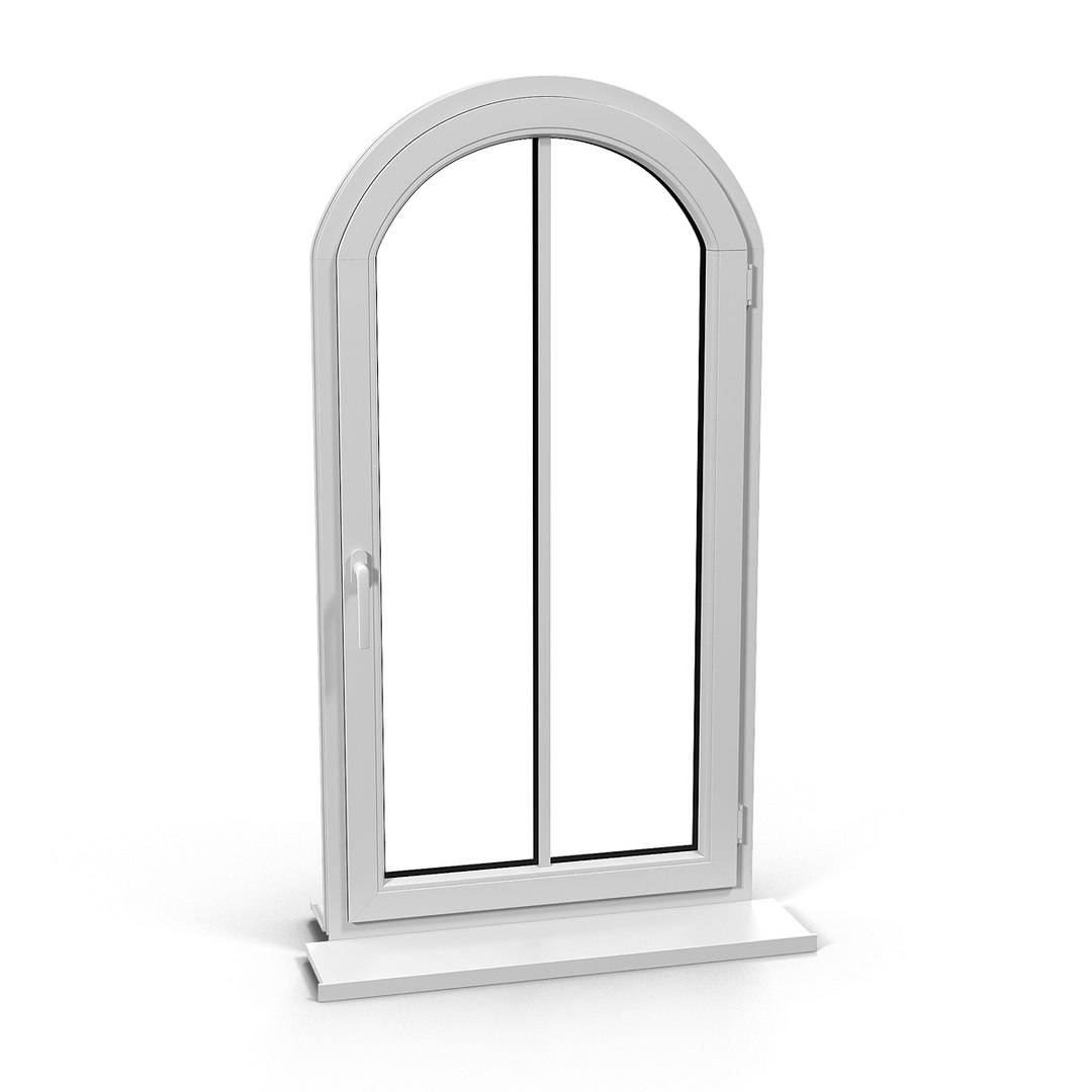 Plastic Window 8 3D Model 3D model preview