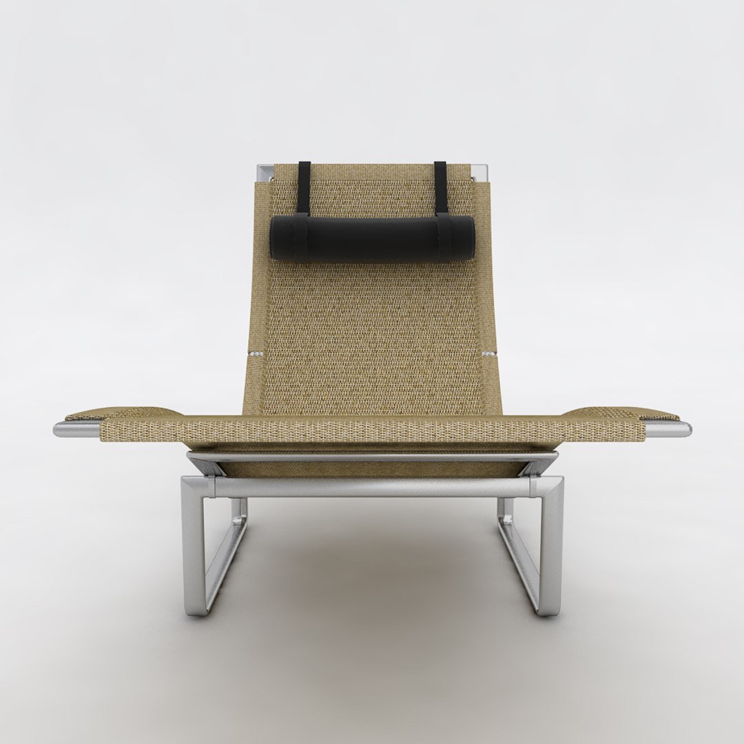 Pk24 Day Bed Chair Materials 3d Model