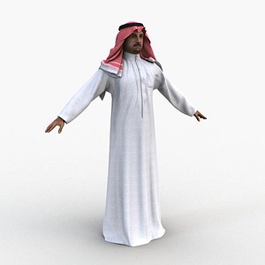 middle east clothing man model