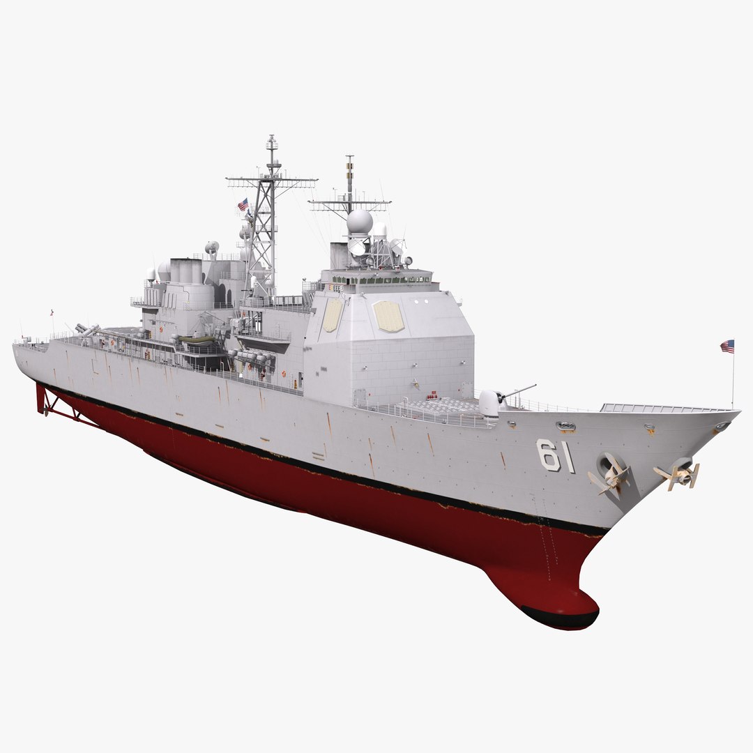 USS Monterey CG-61 3D Model 3D model preview