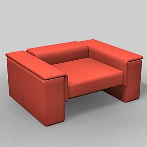 3d armchair chair model