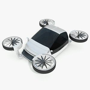 3in1 Drone-Car-Boat Hybrid Sci-Fi Concept