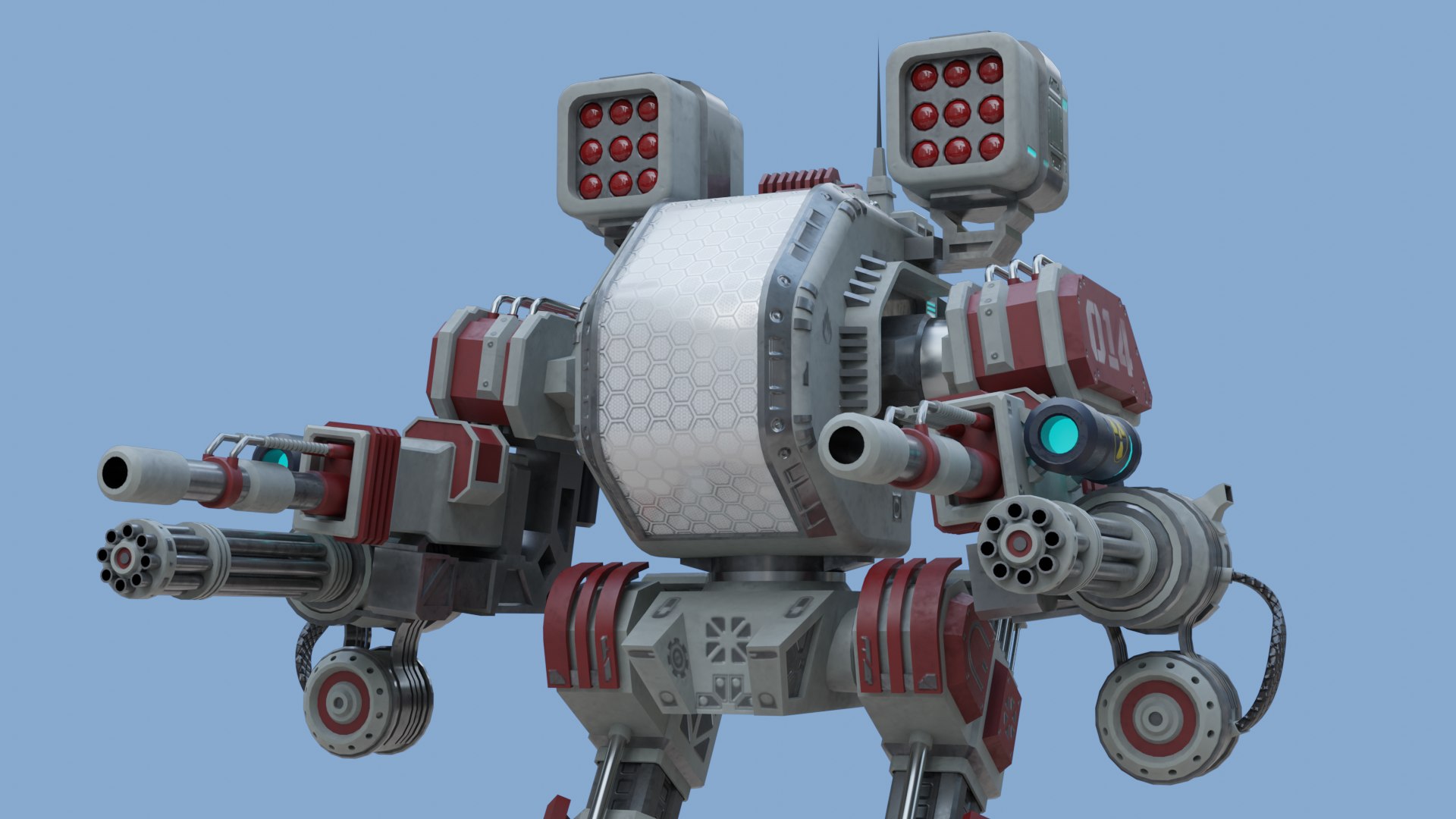 3D MECH V-2 Model - TurboSquid 1740664