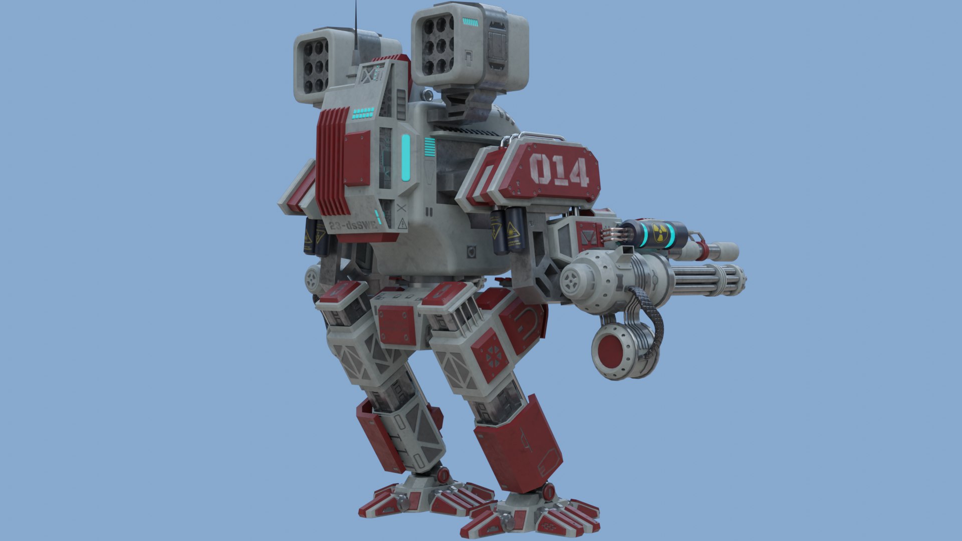 3D MECH v-2 model - TurboSquid 1740664