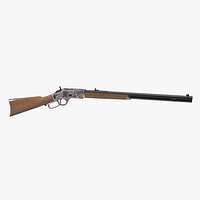 Winchester Model 1873 Color Case Hardened