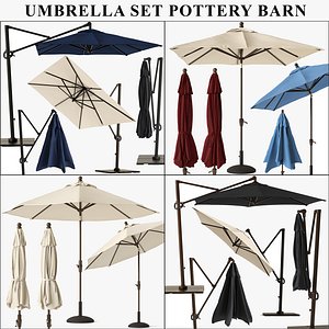 3D Umbrella collection Pottery Barn