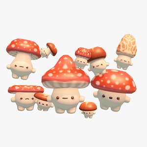 Cute Mushrooms - Bundle!