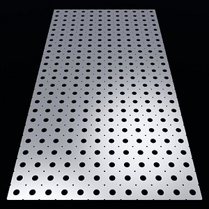 3D Perforated panel with 13 percent opening 25O141 model