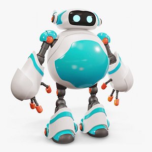3D Robot cartoon