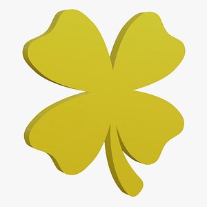 3D model Gold Clover
