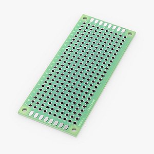 3D Electronics Perfboard 70x30mm