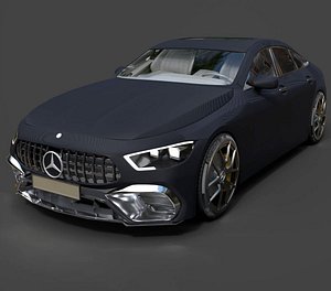 Mercedes-Benz AMG GT 63 S Performance Sedan - Hyper-Detailed Cinematic Asset