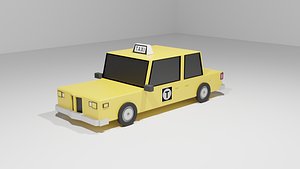 Low Poly New York Taxi
