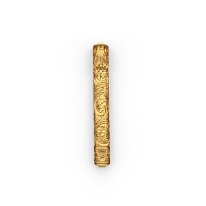 Classic decor ornament carved 01 3D model