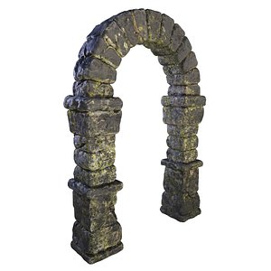 Old stone arch model