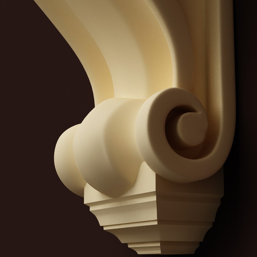 Decor Wall Corbel 3d Model
