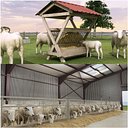 Collection de ferme ovine
