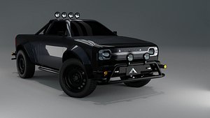 3D alpha wolf