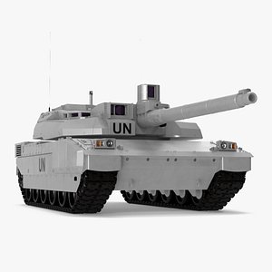 3d model tank amx-56 leclerc united nations