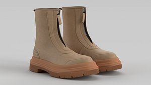 3D Calf Boot Sand