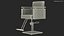 Hydraulic Barber Chair Modern Black