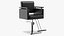 Hydraulic Barber Chair Modern Black