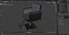 Hydraulic Barber Chair Modern Black