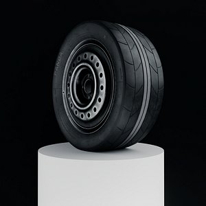 Car Wheel Sport High Poly Tire with Rims